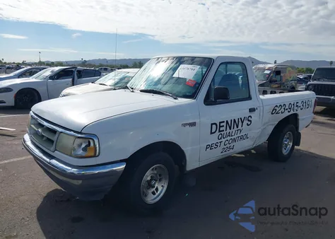 1997 Ford Ranger Splash/Xl/Xlt from USA, damaged, VIN 1FTCR10U7VUB44365